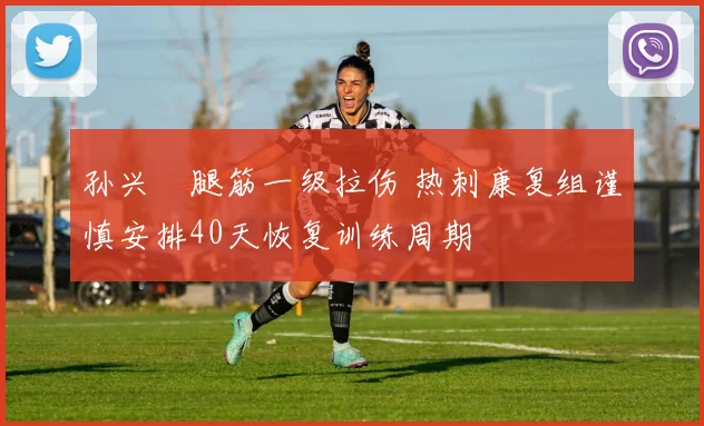 孙兴慜腿筋一级拉伤 热刺康复组谨慎安排40天恢复训练周期