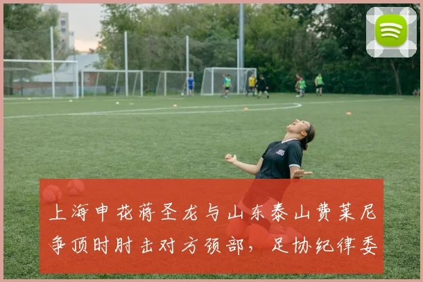 上海申花蒋圣龙与山东泰山费莱尼争顶时肘击对方颈部,足协纪律委员会已介入调查